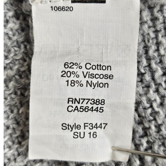 MADEWELL Gray Knit Pullover Sweater Women's Size XS - Picture 9 of 13
